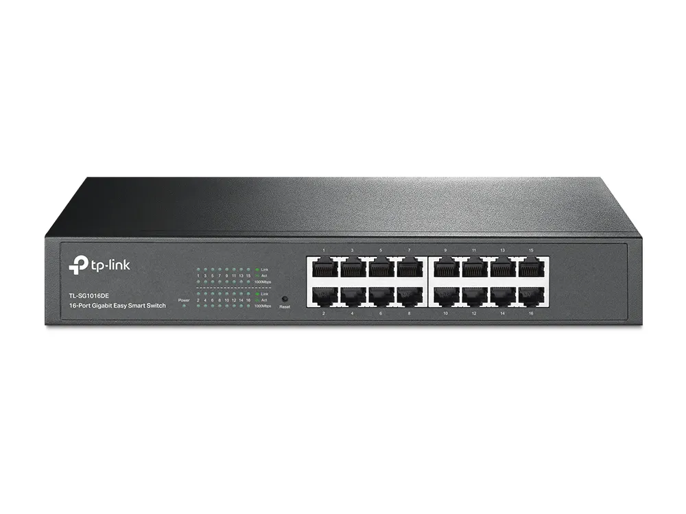 TP-Link Desktop LAN Switch 16 Port Easy Smart Gigabit Switch Rackmount TL-SG1016DE view 2